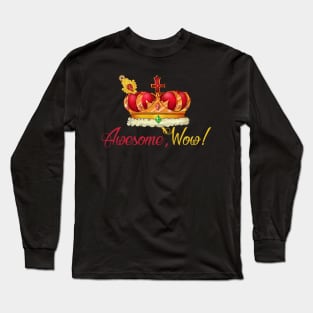 Awesome wow Hamilton Long Sleeve T-Shirt